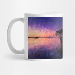 Sunset over the Lake Mug